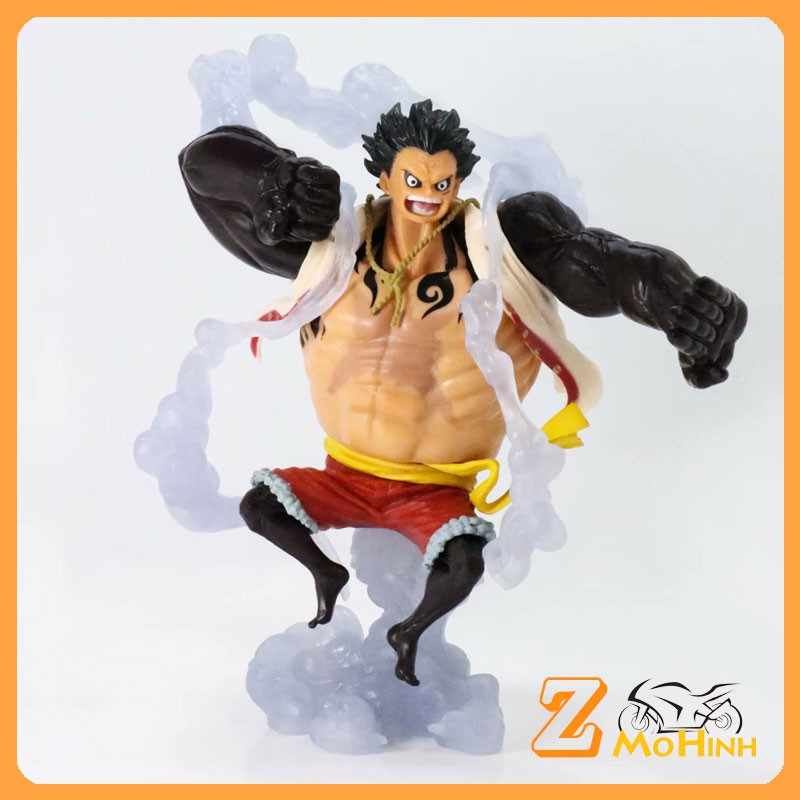 Mô hình One Piece, Nhân Vật Monkey D.Luffy Gear Four Pound Man cao 19cm | Z SHOP