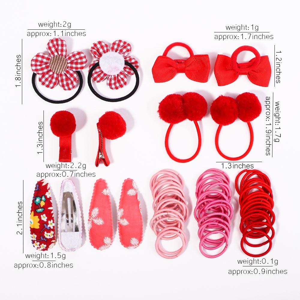 Set 62 kẹp tóc nơ KIDSBOWS xinh xắn dành cho bé gái
