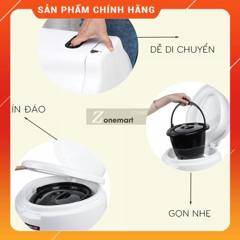 Bô vệ sinh trong nhà cho người già bà bầu trẻ em B088 bồn cầu di động người lớn