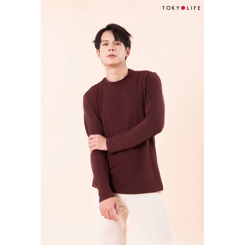Áo giữ nhiệt Nam mặc thu đông WM Extra TOKYOLIFE cổ tròn chất cotton mềm mịn, co giãn 4 chiều G7SMT037H/G7SMT037L