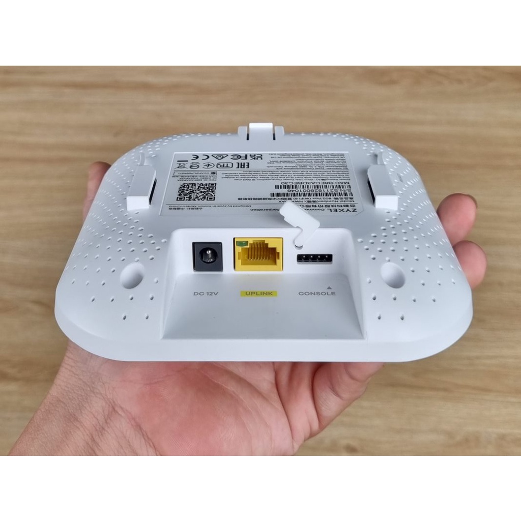 Bộ Phát Wifi 6 ZyXEL NWA50AX Chuẩn AX Tốc Độ 1800Mbps Hỗ Trợ 100 Kết nối Đồng Thời - Hàng Chính Hãng