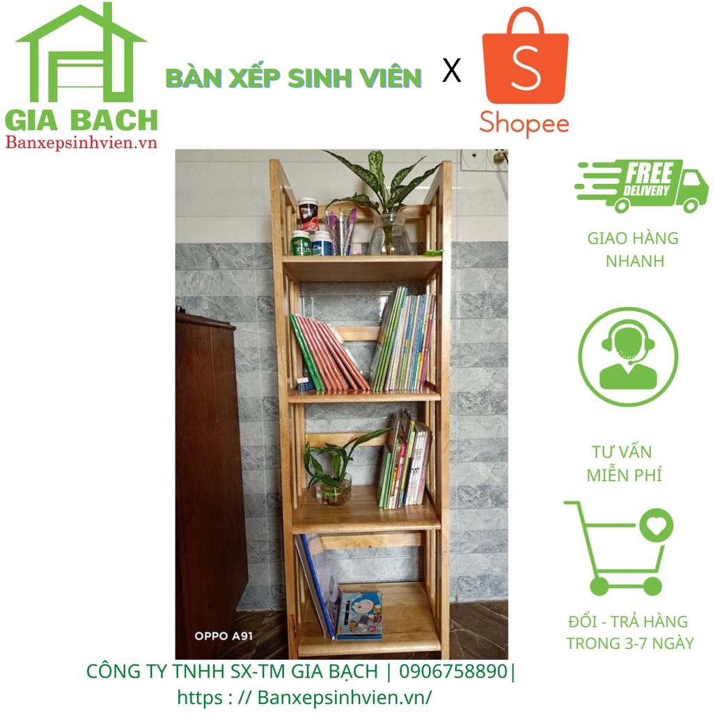 Kệ Sách 4 Tầng -40CM