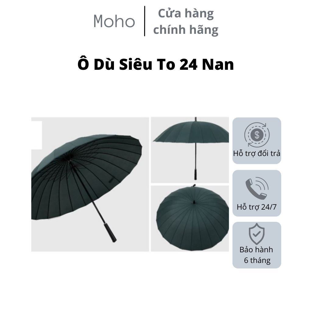 ✔️Ô Dù Siêu To 24 Nan Kiểu Dáng Đẹp Vải Chống Thấm Nước Chống Tia UV Bảo Vệ Da Hiệu Quả - Dù Che Mưa Siêu To Loại Tốt