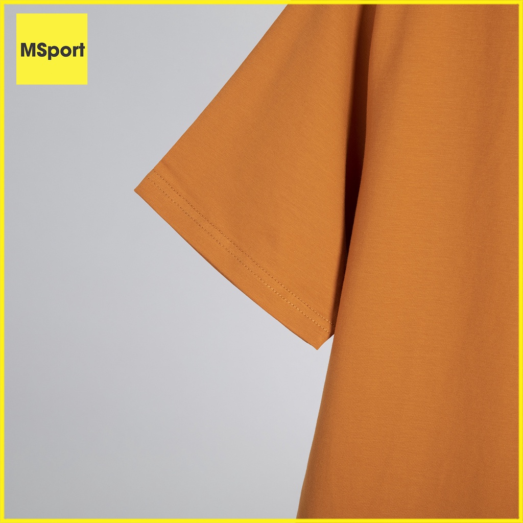 Áo Thun Nam Trơn Cổ Tròn Chất Vải Cotton 100% Mềm Mịn Thấm Hút Mồ Hôi Tốt Màu Vàng Đồng