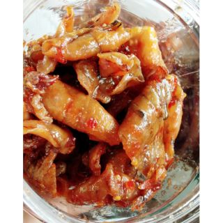 Mực rim Sa tế nguyên con thơm ngon mềm ngọt, hũ 100g - 200g - 300g