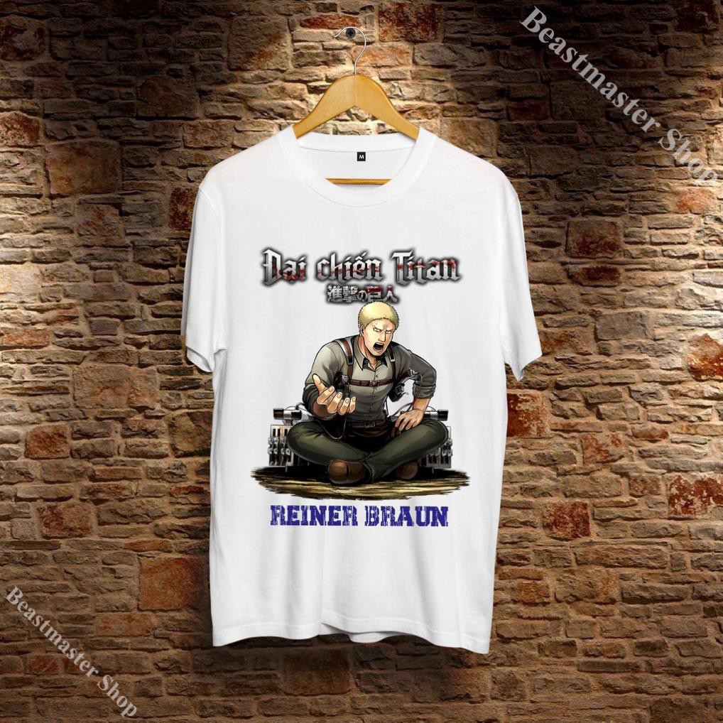 [DISCOUNT]💚 Áo Unisex Reiner Braun - Áo Unisex Attack on Titan - Reiner Braun T-Shirt cá tính - RB-0