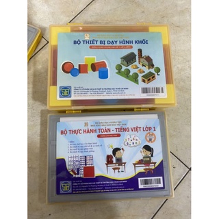 Bộ Thực Hành Toán và Tiếng Việt lớp 1.TPHCM(Từ Tính )theo thông tư 37/2021 có kèm hình khối .
