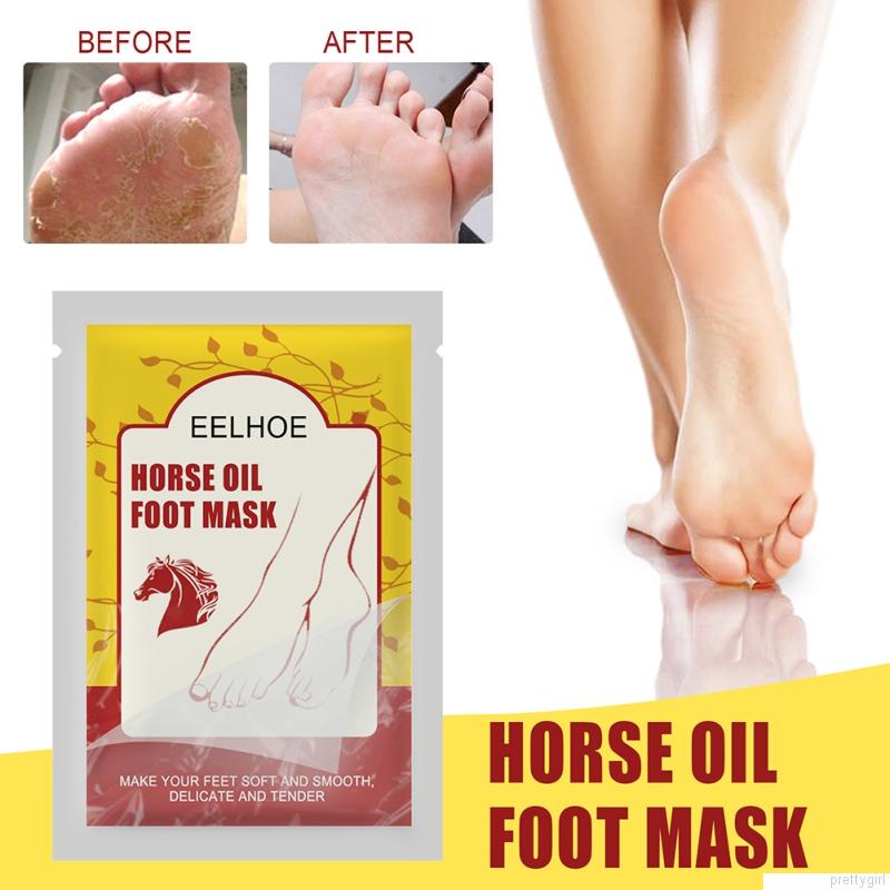 Mặt nạ ủ bàn chân dưỡng ẩm làm mềm gót chân cứng và lớp biểu bì như trong tiệm spa