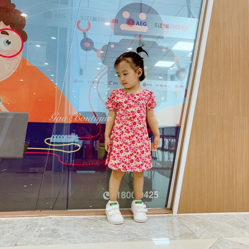 Váy hoa cho bé, váy hè cho bé gái 9-23kg