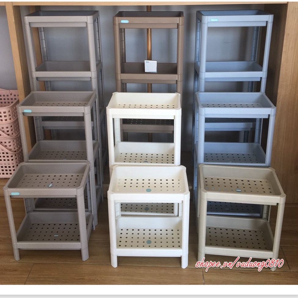 Kệ nhà tắm INOCHI 2/3/4 Tầng Nhựa Dùng Để Đựng Đồ Thực Phẩm, Kệ Đựng Gia Vị Nhà Bếp