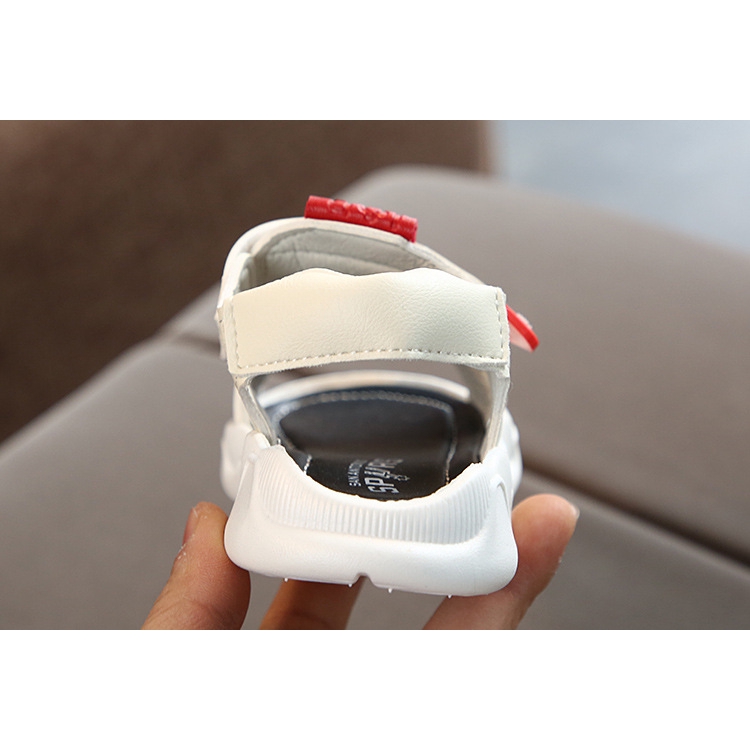 Giày sandal đế mềm quai dán phong cách Hàn Quốc thời trang năng động cho bé size 21-30