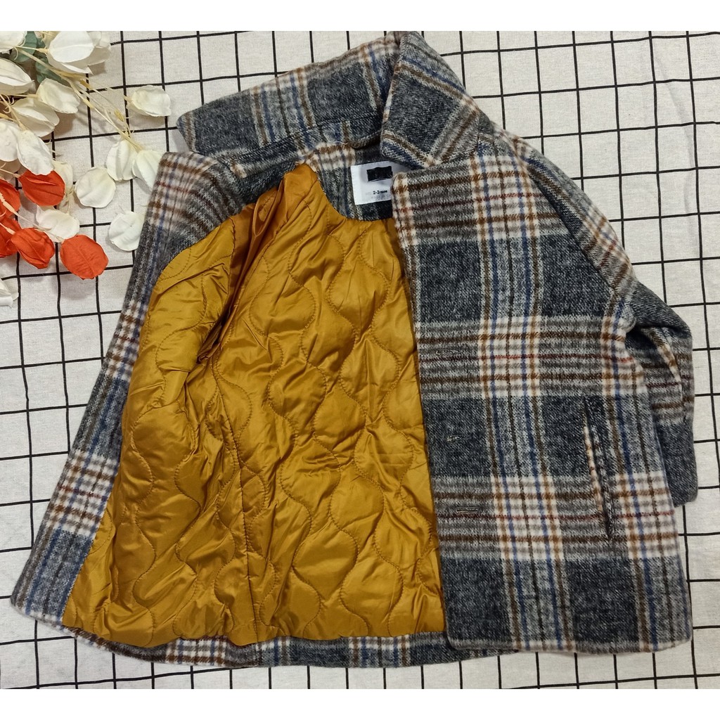 Áo dạ zara thời trang sành điệu cho bé trai