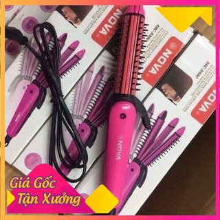 Máy Làm Tóc 3 Trong 1 NOVA (Uốn, Duỗi, Bấm) [HÀNG CHÍNH HÃNG]