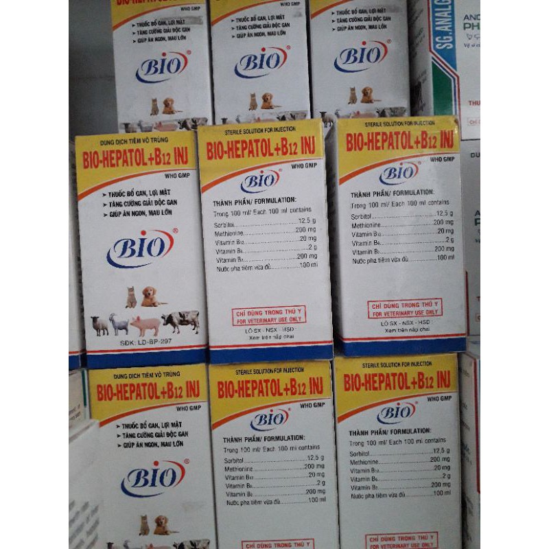 BIO HEPATOL+B12 100ML - GIẢI ĐỘC GAN, GIÚP CHÓ MÈO ĂN NGON