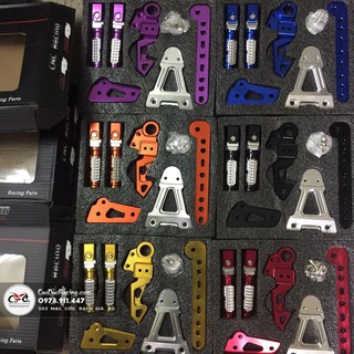 Gác chân Biker Exciter 150 - Ex150 - giá sỉ - Đủ màu - Caoducracing