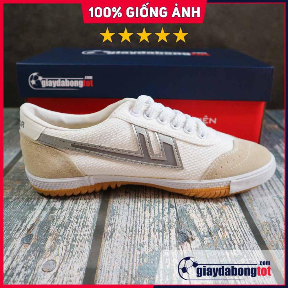 Giày Đá Bóng Da Vải Bata Warrior Chính Hãng Mới 2021 | Siêu phẩm sân phủi, Logo phản quang, Full Box /l8* "