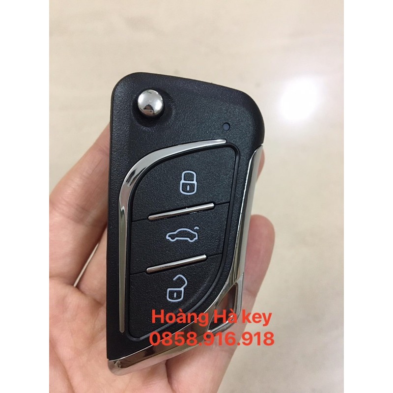 Chìa khoá gập nguyên mạch Toyota: vios, Fortuner, Inova, Hỗ trợ cắt chìa qua hình ảnh bằng công nghệ CNC