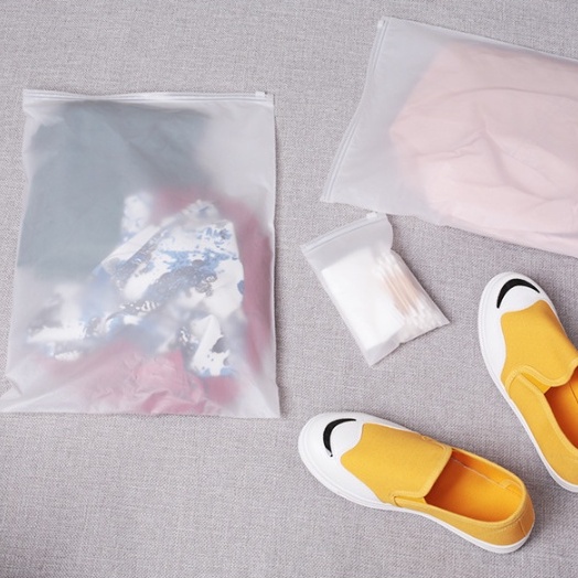 TÚI ZIP LỤA MỜ ĐỰNG QUẦN ÁO MỸ PHẨM GIÀY DÉP VỚ VẬT DỤNG CÁ NHÂN