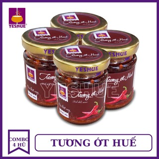 Combo 4 hũ tương ớt 125g yeshue - tương ớt siêu cay
