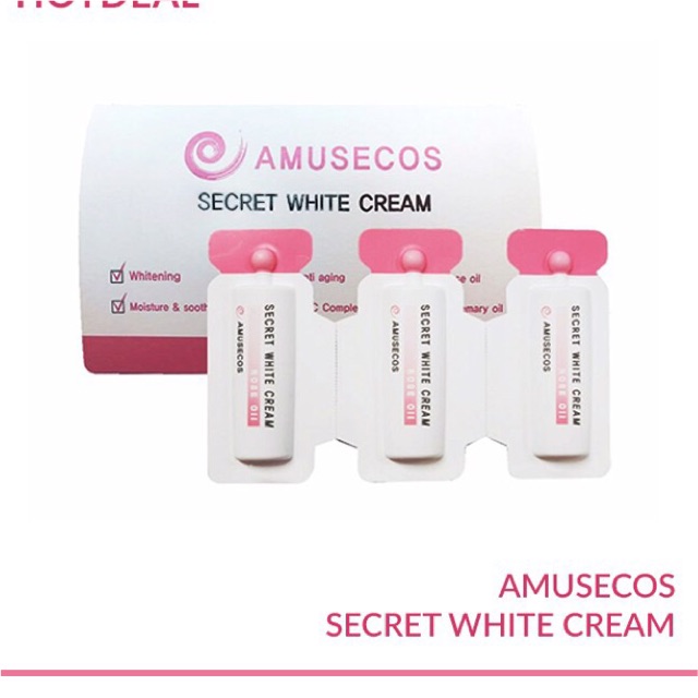 Dung Dịch Làm Hồng Và Se Khít Vùng Kín Amusecos Secret White Cream Rose Oil