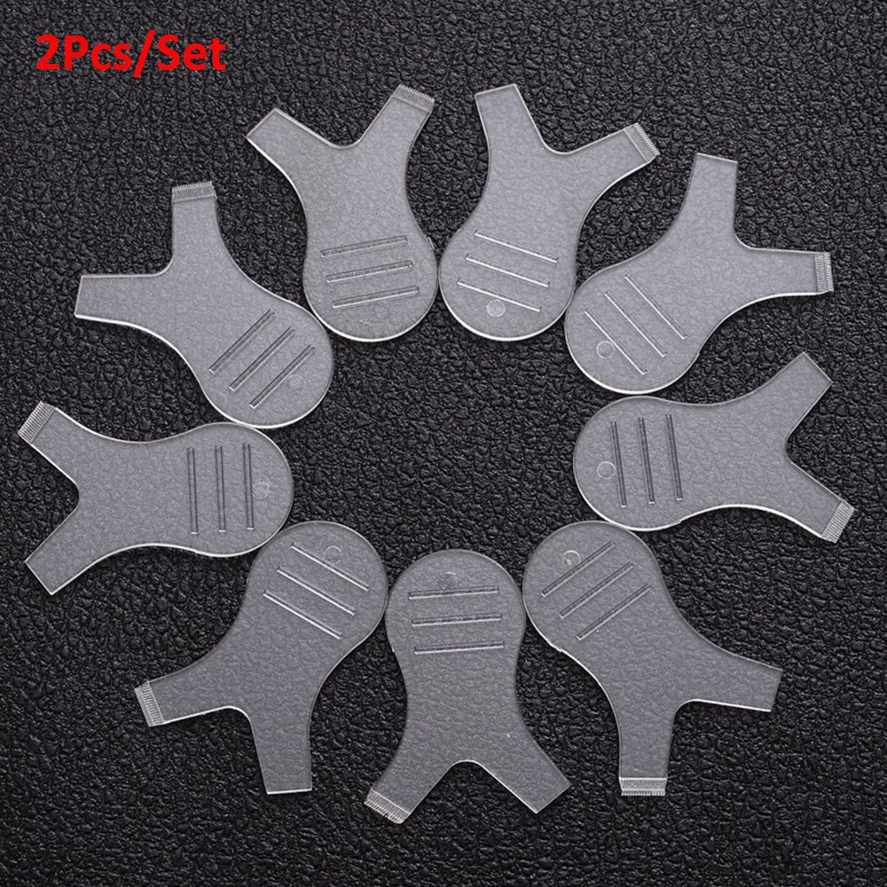 (Hàng Mới Về) Set 2 Lược Chải Lông Mi Mini Hình Chữ Y Trong Suốt Mềm Mại Nhiều Màu