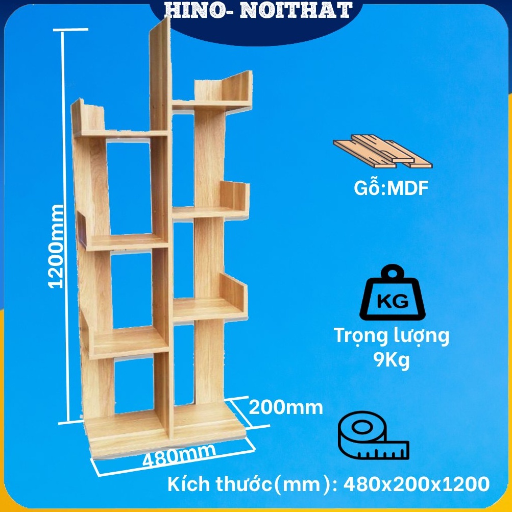 Kệ sách xương rồng - kệ sách hình cây lắp ghép đa năng