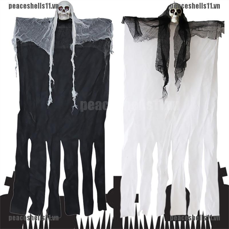 Bộ Xương Trắng Đen Treo Trang Trí Halloween 2020 100cm