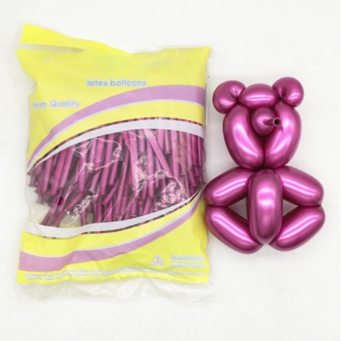 Set 30 Bong Bóng Dài Bằng Kim Loại Dùng Trang Trí Tiệc Cưới / Sinh Nhật / Giáng Sinh