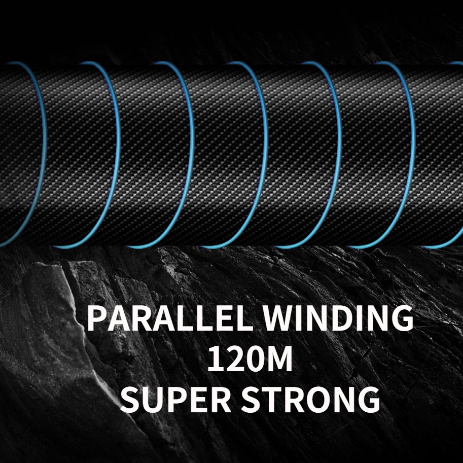 Cuộn Dây Cước Câu Cá 120M 5 Màu 4.13LB-34.32LB