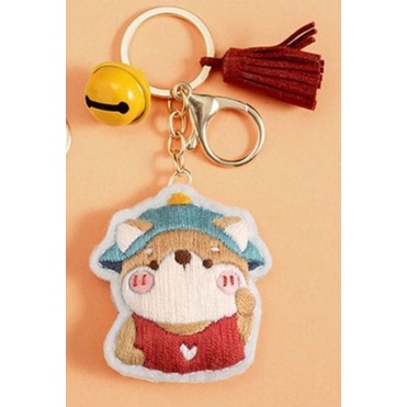 Móc Khóa Thêu hình cặp đôi Xinh Xắn- Làm thủ công thêu/ gói nguyên liệu tự làm / diy keychain kit thêu/ bách hóa na na
