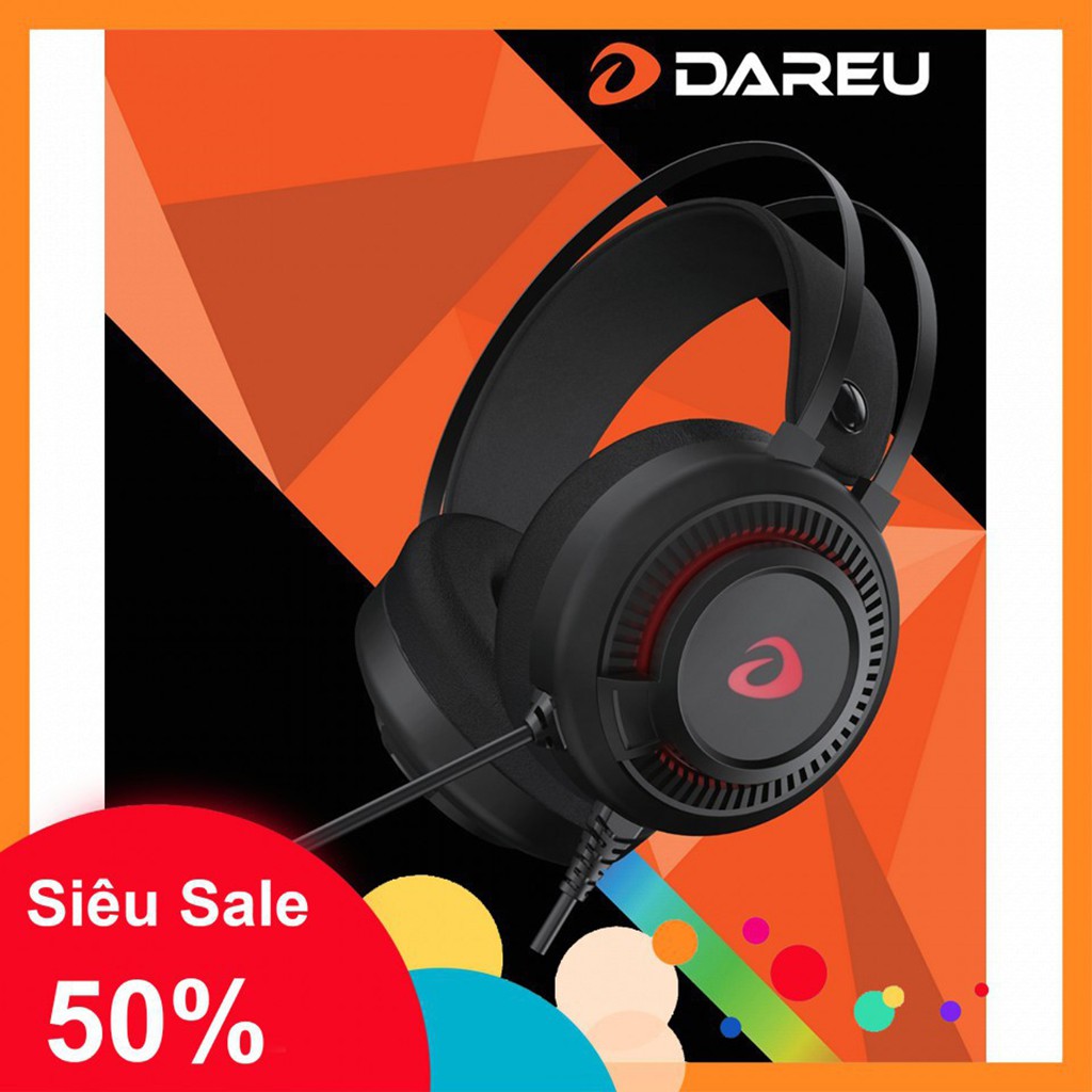 Tai nghe Gaming DareU EH416 USB - Giả lập - Âm thanh 7.1 - Chính hãng Dareu - Bảo hành 12 tháng