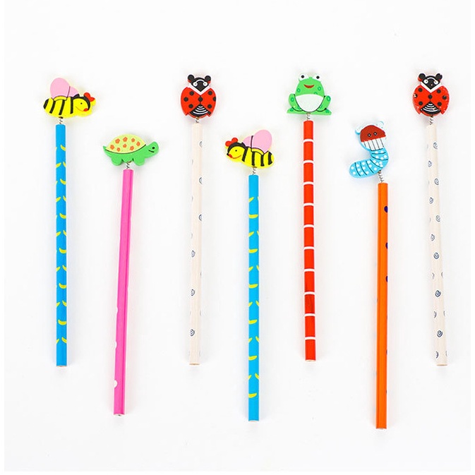 Bút Chì Gỗ Đầu Tẩy Nhiều Hình Ngộ Nghĩnh