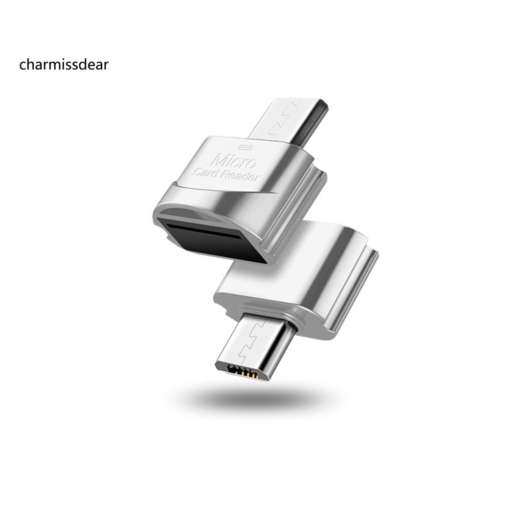 【charmissdear.TF】High Speed Micro-USB/Type-C Memory Card Reader TF Micro-SD OTG Phone Adapter