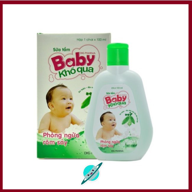 Sữa tắm rôm sẩy cho bé, baby khổ qua 100ml