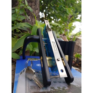 Bộ khóa tay gạt AG lắp cửa hệ việt pháp ,HỆ 55, cửa nhựa lõi thép