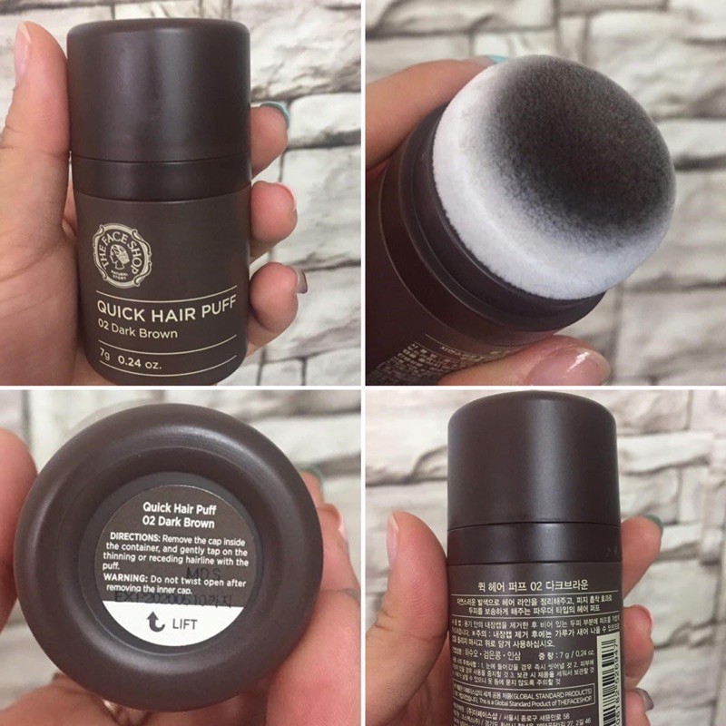 PHẤN CHE KHUYẾT ĐIỂM TÓC Quick Hair Puff Hàn Quốc