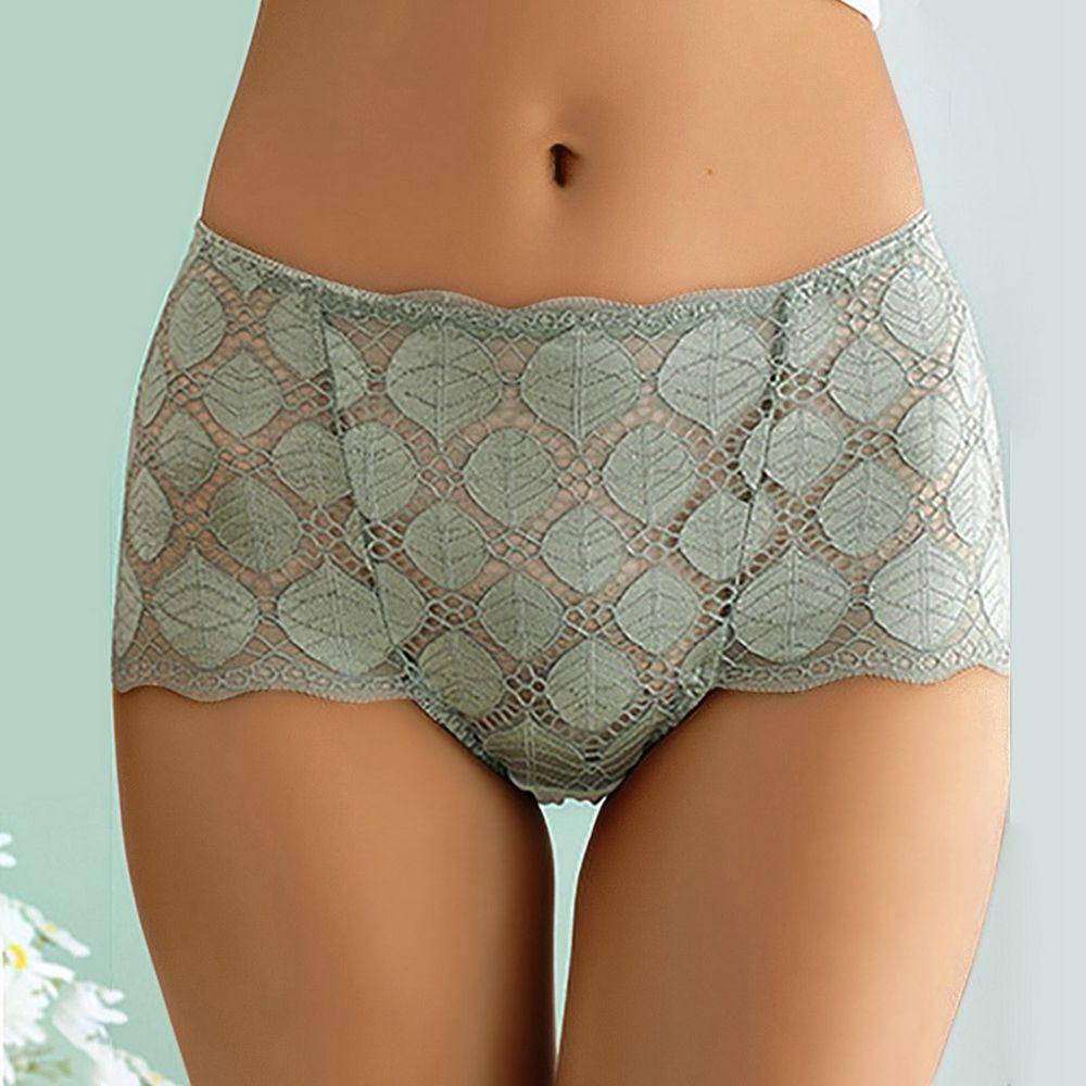 OCEANMAP Quần Lót Ren In Họa Tiết Hình Thoi Ngọt Ngào Phong Cách Hàn Quốc Cho Nữ