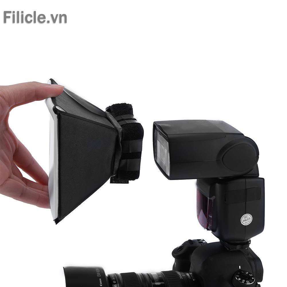 Hộp Khuếch Tán Ánh Sáng Cho Đèn Flash Máy Ảnh Dslr 125x100mm