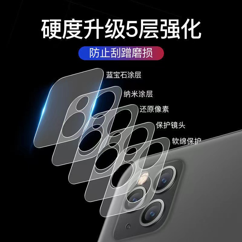 Kính cường lực bảo vệ camera sau cho IPhone 13 12 11 Pro Max 13 12 Mini