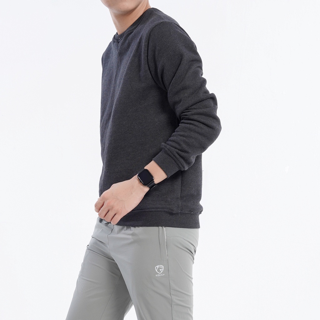 Áo Nỉ Nam Cổ Tròn ROUGH Thời Trang Trẻ Trung Chất Vải Co Dãn ROUGH 5 Màu Cá Tính | BigBuy360 - bigbuy360.vn