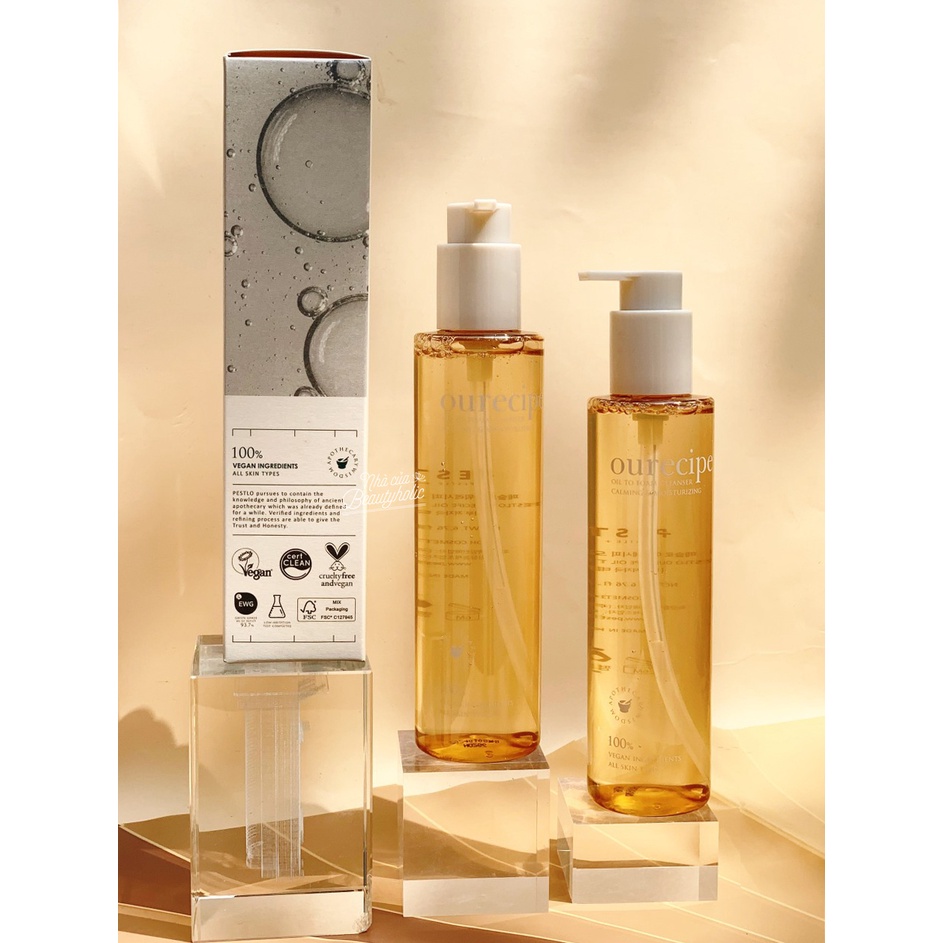 Sữa rửa mặt PESTLO OURECIPE OIL TO FOAM CLEANSER 200ml