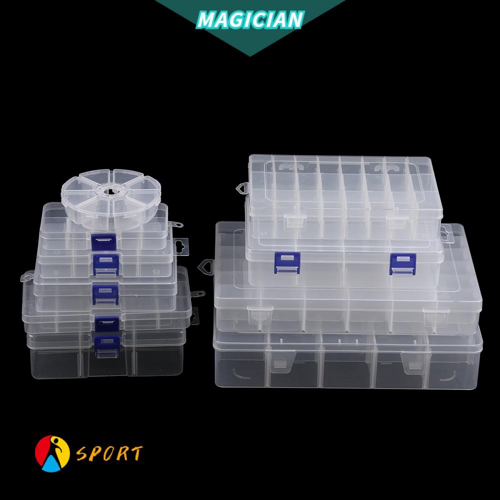 Hộp đựng phụ kiện câu cá bằng nhựa trong suốt tiện dụng