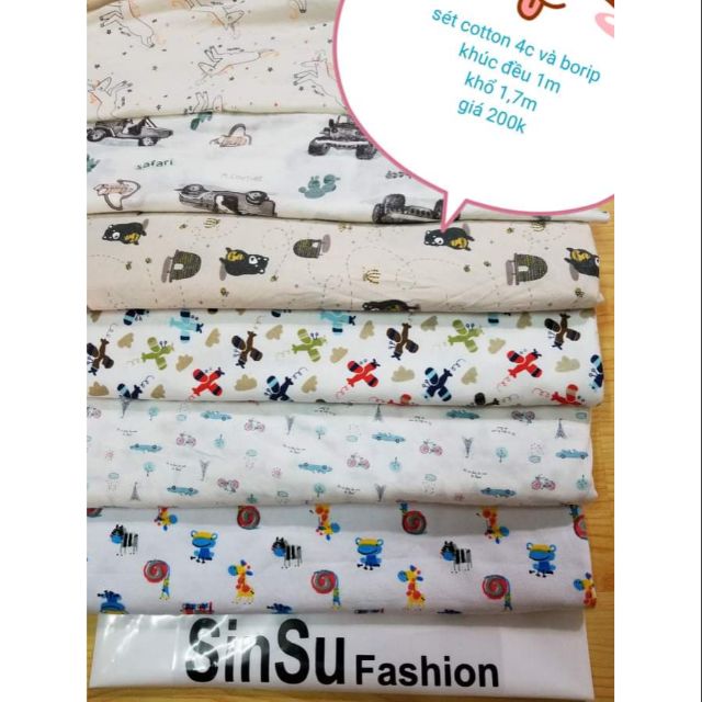Sét cotton hàng khúc xuất dư