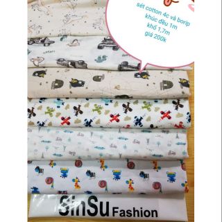 Sét cotton hàng khúc xuất dư