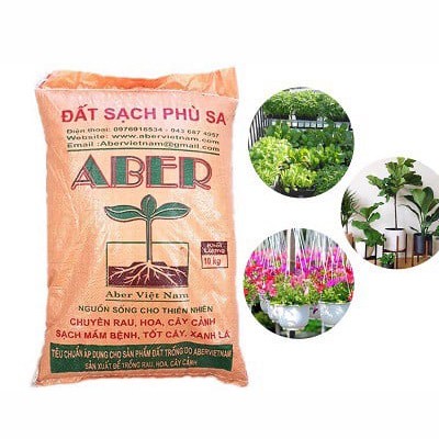 Đất sạch phù sa Aber