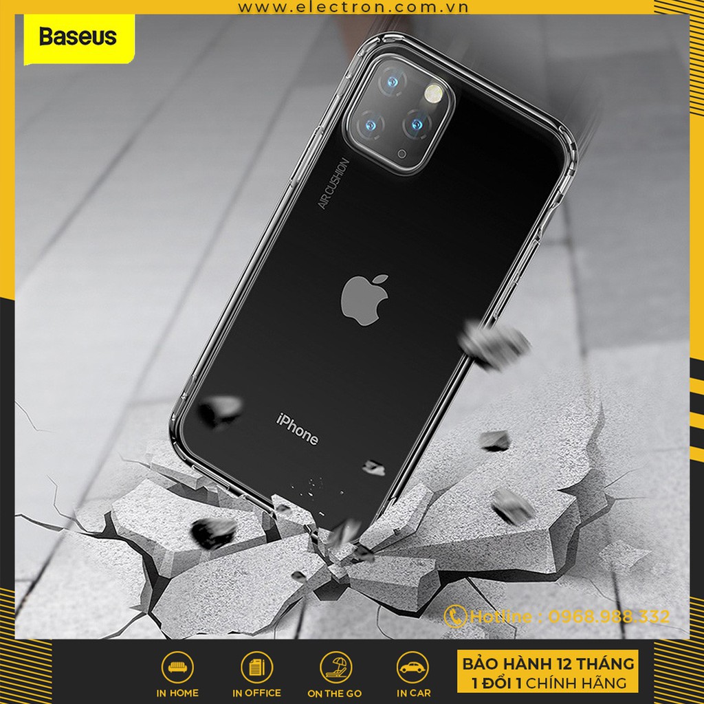 Ốp lưng chống sốc trong suốt Baseus Safety Airbags Case cho iPhone 11 Pro Series
