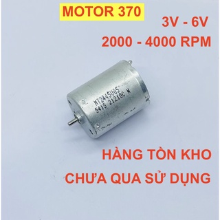 Motor mini 370 3V - 6V tốc độ chậm cho máy bơm oxy 370 - LK0413