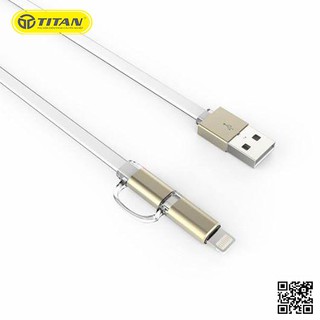 CÁP SẠC 2 TRONG 1 MICRO LIGHTNING TITAN CA12