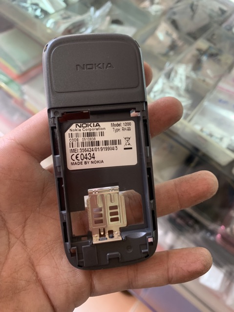 Vỏ sừon phím nokia 1200,1208,1209 zin linh kiện loại 1