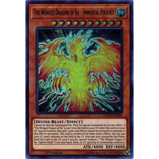 YUGIOH – The Winged Dragon of Ra – Immortal Phoenix – DUPO-EN046 – Ultra Rare